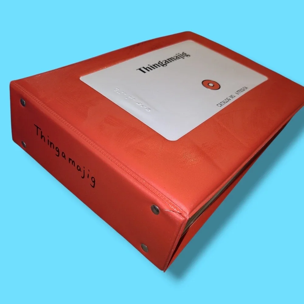 Vintage APH Thingamajig Tactile Braille Children's Book 1996 Blind Education